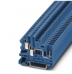 Przelotowa złączka szynowa - UT 4-TWIN/ 1P BU - 3060270