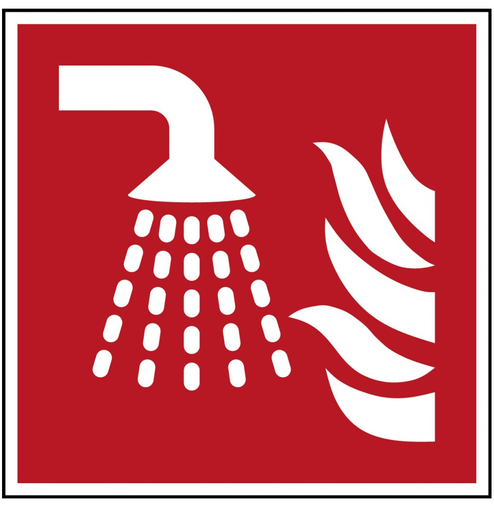 Aplikator mgły wodnej – ISO 7010, F/F011/NT-SA-100X100/1-B