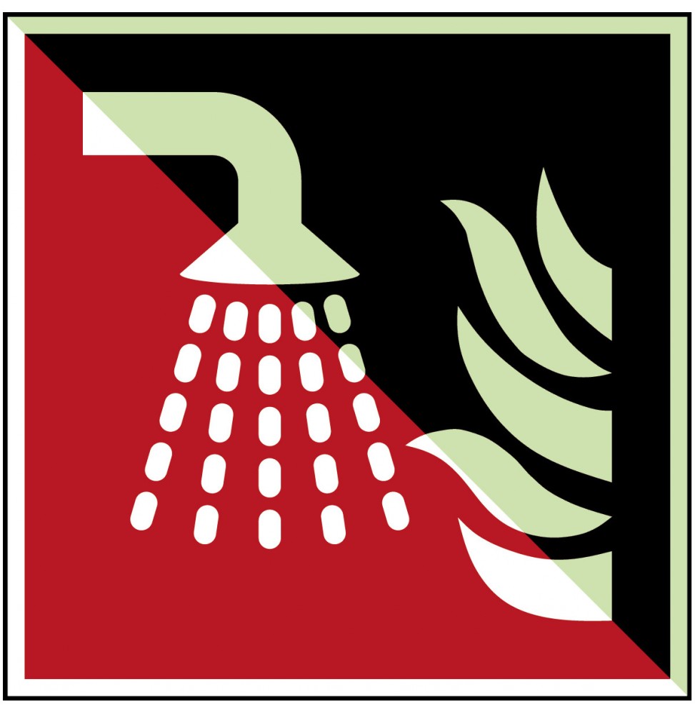Aplikator mgły wodnej – ISO 7010, F/F011/NT-PP-PHOLUMB-100X100/1-B
