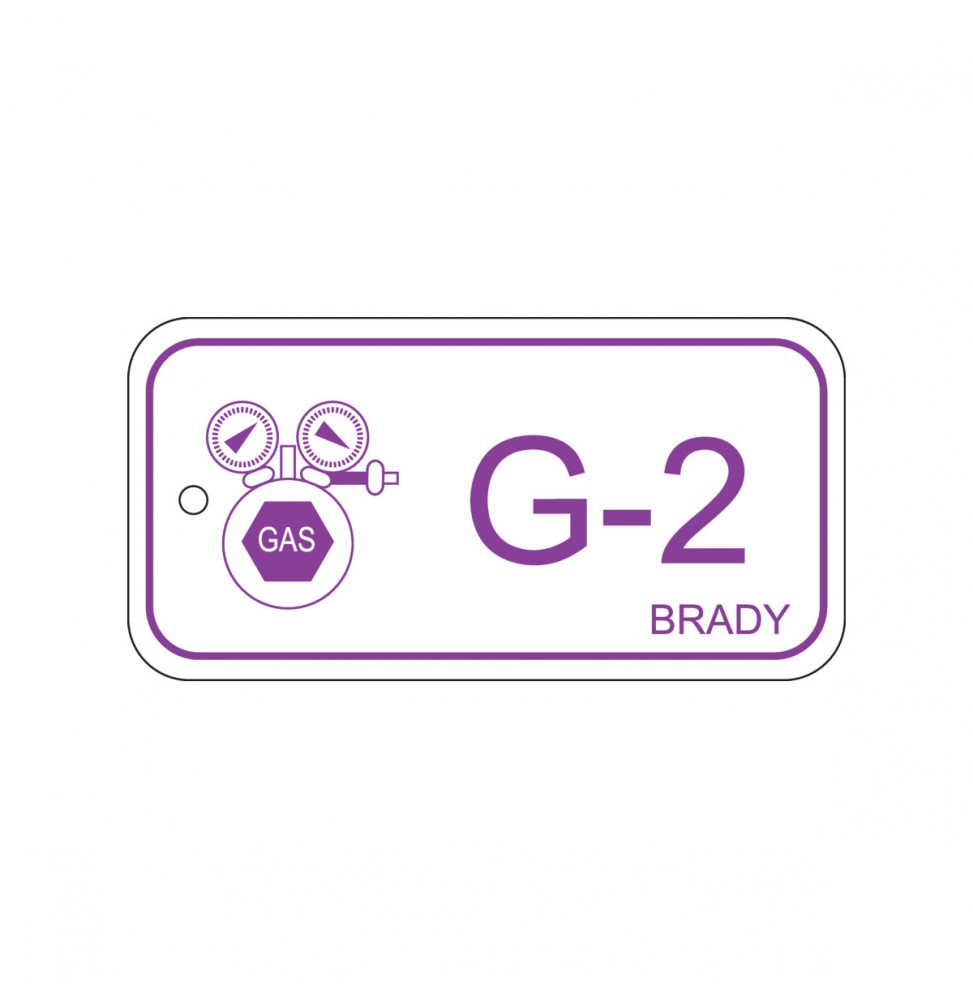 Zawieszka identyfikująca źródło energii – energia gazowa (25szt.), ENERGY TAG-G-2-75X38MM-PP/25