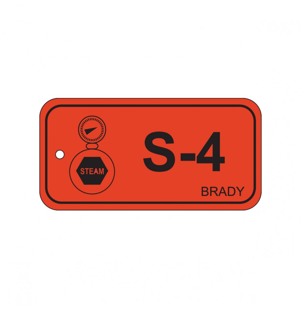 Zawieszka identyfikująca źródło energii – energia parowa (25szt.), ENERGY TAG-S-4-75X38MM-PP/25