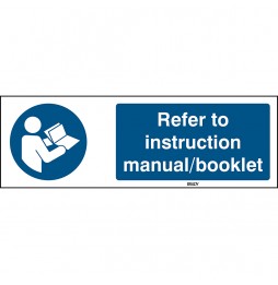 Znak bezpieczeństwa ISO – Przeczytaj instrukcję obsługi, M/M002/EN228/TM-450X150-1
