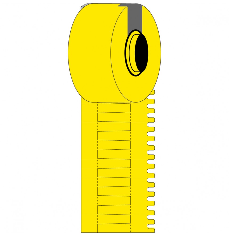 Wkładki do oznaczania przewodów DuraSleeve TLS 2200/TLS PC Link (2500szt.), PTDSU-15-7596-YL