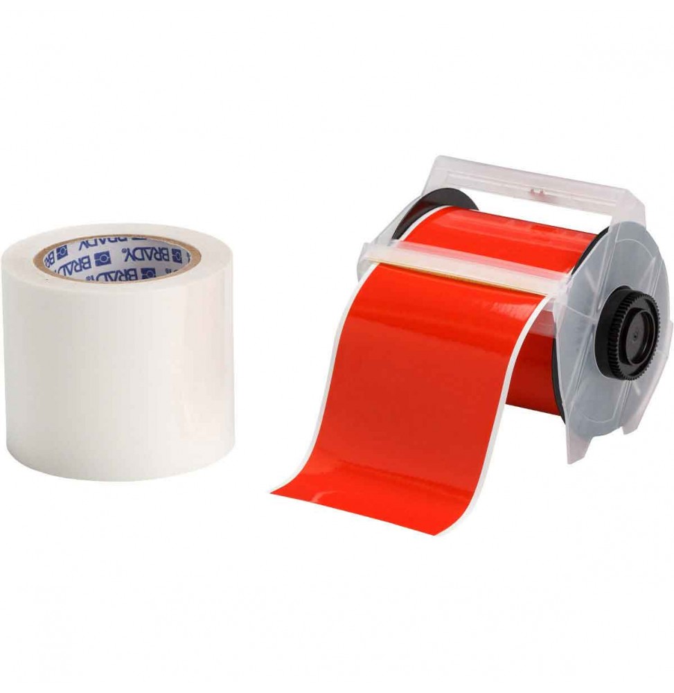Taśma do oznaczania podłóg ToughStripe GlobalMark z laminatem zabezpieczającym (2szt.), GMK B-483 RD 101