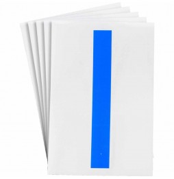 Cięte liczby i litery z ToughStripe (20szt.), 6" x 8" B514 BLUE I 20/PK