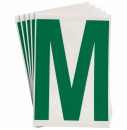 Cięte liczby i litery z ToughStripe (20szt.), 6" x 8" B514 GREEN M 20/PK