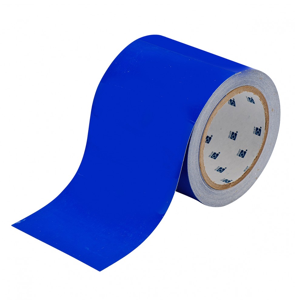 Taśma GuideStripe do oznaczania podłóg, 4" X 100FT, B3, BLUE VINYL FLOOR TAPE