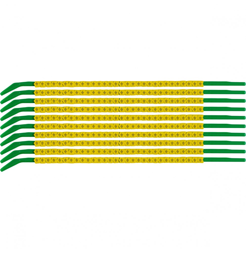 Znaczniki przewodów Clip Sleeve (300szt.), SCNG-09-GRS