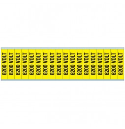 Znaczniki kanałów i napięcia – 6200 V (450szt.), VOLTAGE MARKERS CV 6200 VOLT C