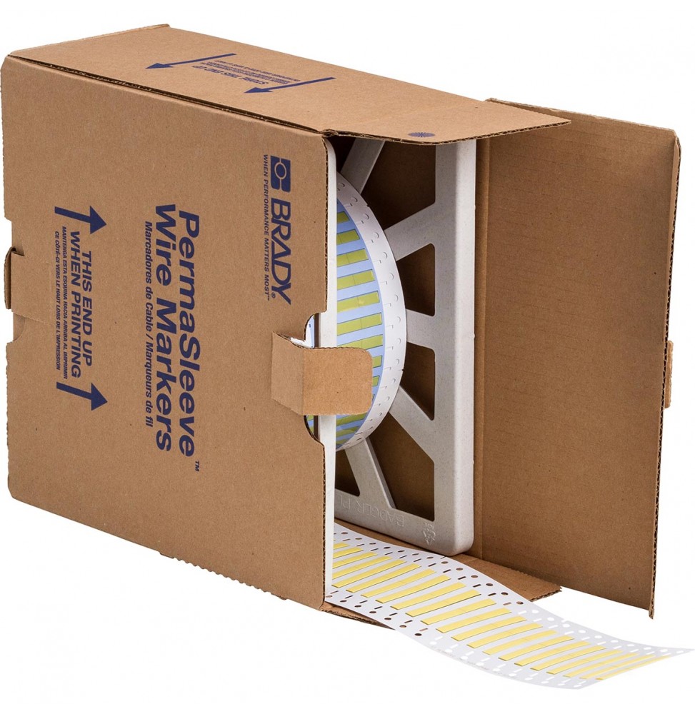 Koszulki termokurczliwe PermaSleeve do oznaczania przewodów (5000szt.), PS-125-2-YL-2-PERF