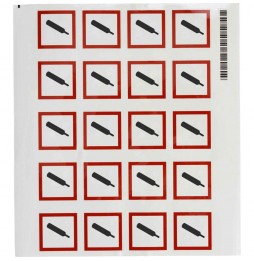 Symbol GHS – Sprężony gaz (20szt.), PIC 1804-40*40-B7541-CRD