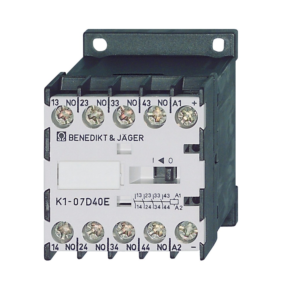 Ministycznik 3P, 24 V AC, 7 A, 3NO+1NC, K1-07D31 24
