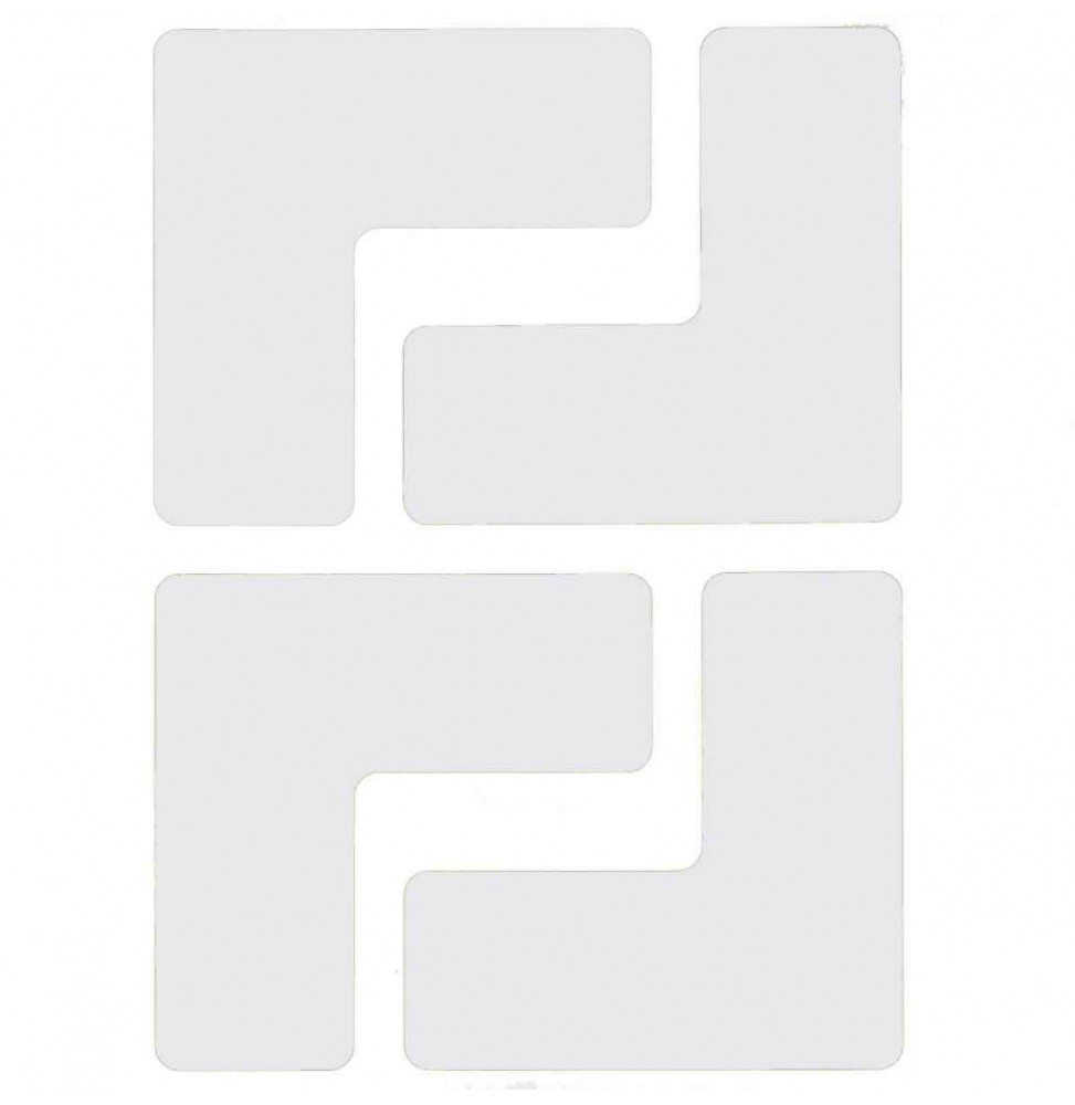 Wykrawane kształty ToughStripe (L, T, +, ślady itp.) (20szt.), TOUL1 WHT