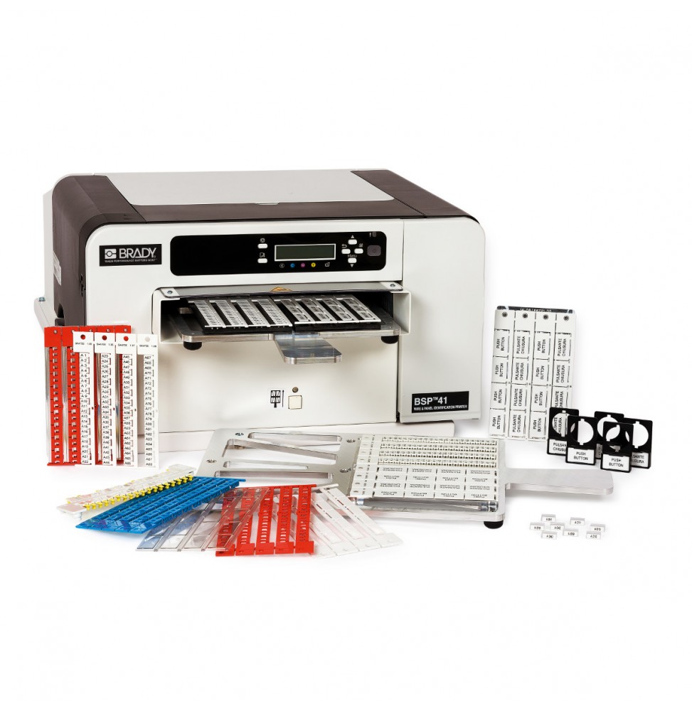 Zestaw z drukarką BSP41, BSP41 WIRE & PANEL ID PRINTER