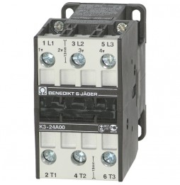 Stycznik 3P, 48 V DC, 40 A, 18, 5 kW, K3-40A00 48