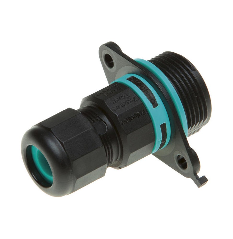 Złącze TEETUBE mini, na panel "I" 4 pin IP68, D7-12, blokowane śrubą, THB.391.C4A