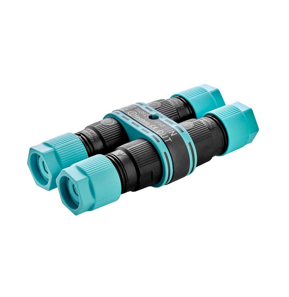 Złącze TEEBOX mini, xDRY czterodrożne, przykręcane 4 pin IP68, D7-13.5, THB.392.R4A.L