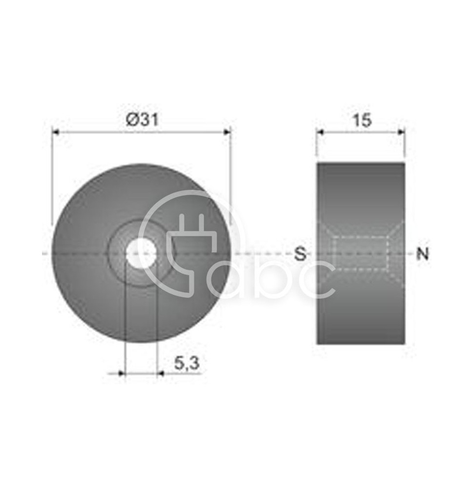Magnes M-30 (plastoferryt), ACM000007