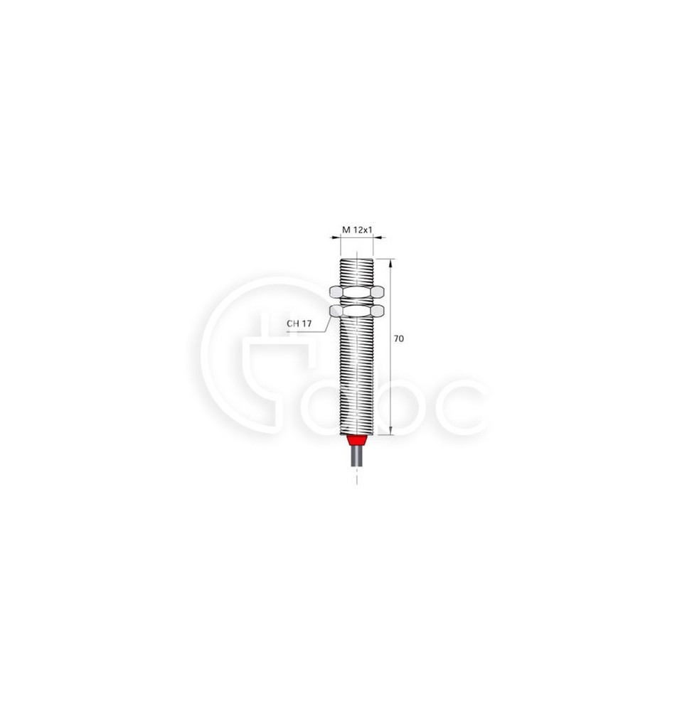Czujnik magnetyczny SMC-12LM S LC10, SMC000118
