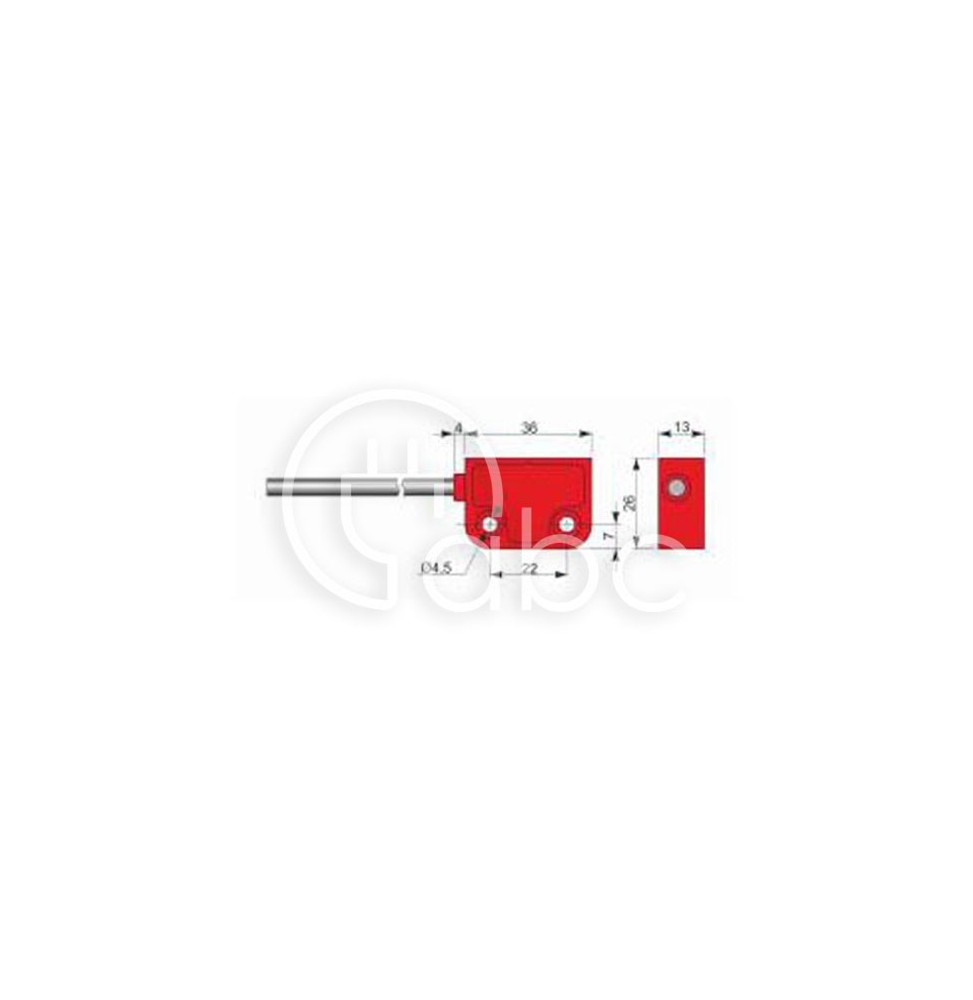Czujnik magnetyczny bezpieczeństwa SMS36-P5 NO+2NC CL LC5, QMP000017