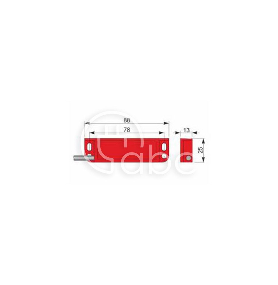 Czujnik magnetyczny bezpieczeństwa SMS88-P5 2NC CL, QMP000036