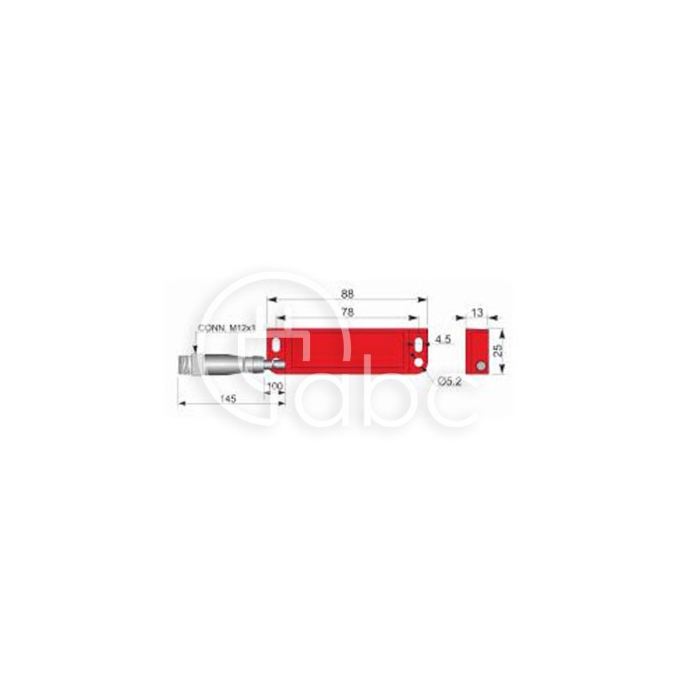 Czujnik magnetyczny bezpieczeństwa SMS88-P5 NO+2NC H2C PL, QMP000052