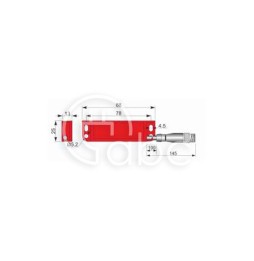 Czujnik magnetyczny bezpieczeństwa SMS88-P5 NO+NC HC PR, QMP000063