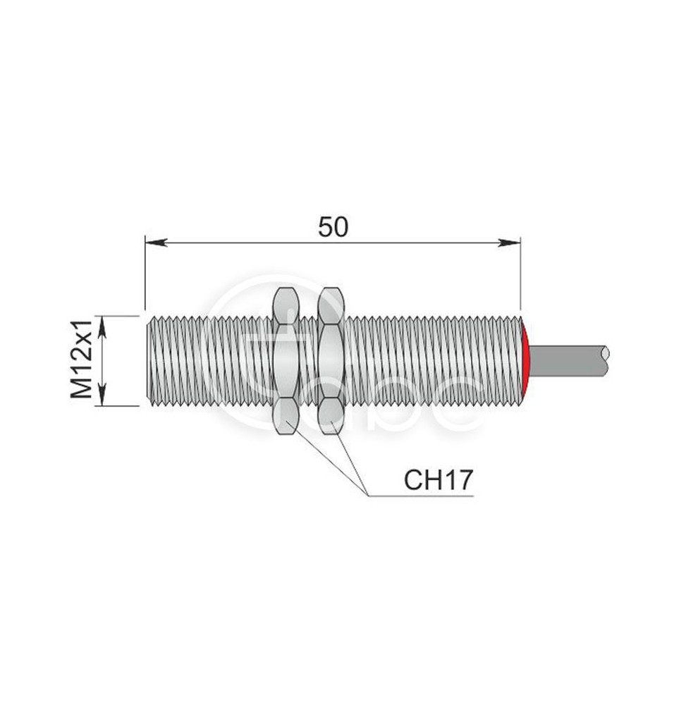Czujnik magnetyczny SMC-12 NO R1 LC10 AGD1 (ATEX), YSM000022