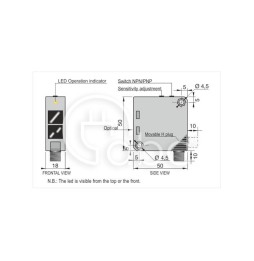 Czujnik optyczny FTQSP-CR H, FTQ000112