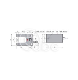 Czujnik optyczny widełkowy FT13-CF NPN NC, FTQ000024