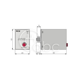 Przekaźnik do nadzoru poziomu cieczy CL1001/U R5 24 V AC, CLL000015