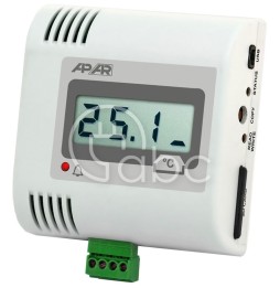 Rejestrator temperatury i sygnałów standardowych, uniwersalne wejście pomiarowe, z LCD, AR234