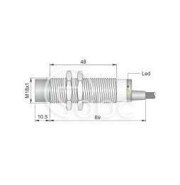 Czujnik indukcyjny SI18-DCE16 PNP NO, I18000475