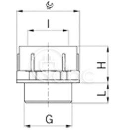 Adapter M20x1.5, syntetyczny, szary, 3720.16