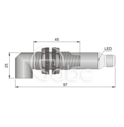 Czujnik optyczny FT18SP-CBE 90 H, FT1000620
