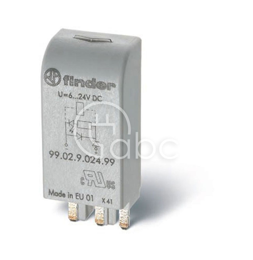 Moduł EMC LED zielony 6-24 V AC/DC 99.02.0.024.59