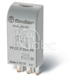 Moduł EMC LED zielony+warystor 6-24 V AC/DC...