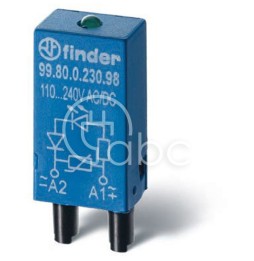 Moduł EMC LED zielony+dioda 28-60 V DC...
