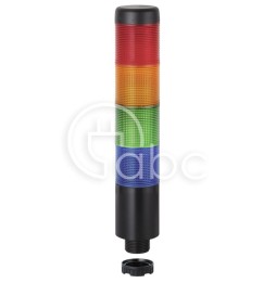 Kolumna sygnalizacyjna kompaktowa KOMPAKT 37, czerwony/zielony/żółty/niebieski, światło stałe, kabel 2 m, 69815075
