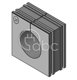 Moduł uszczelniający KT duży, KT 24, z otworem 1x24-25 mm, 41224