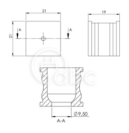 Moduł uszczelniający KTMB mały, KTMB-D, wielozakresowy, 1x9,5-13 mm, 41438