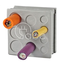 Moduł uszczelniający KT-DT duży, KT-DT 2, z otworami 16x1-7,1 mm, 41510