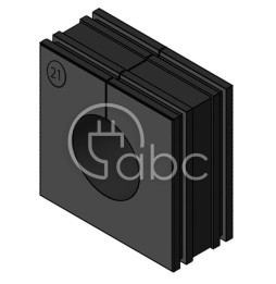 Moduł uszczelniający KT duży, KT 21, z otworem 1x21-22 mm, 41321