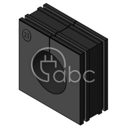 Moduł uszczelniający KT duży, KT 23, z otworem 1x23-24 mm, 41323