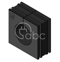 Moduł uszczelniający KT duży, KT 24, z otworem 1x24-25 mm, 41324