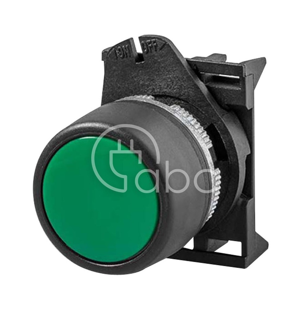 Przycisk monostabilny zielony, seria czarna IP65, PPRN2