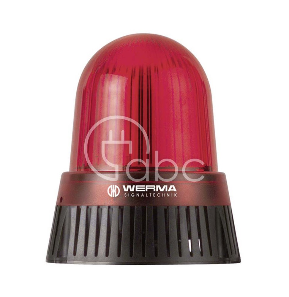 Sygnalizator optyczno-akustyczny 431, czerwony LED, 108 dB, 32 tonów, 115/230 V AC, IP65, 43110060