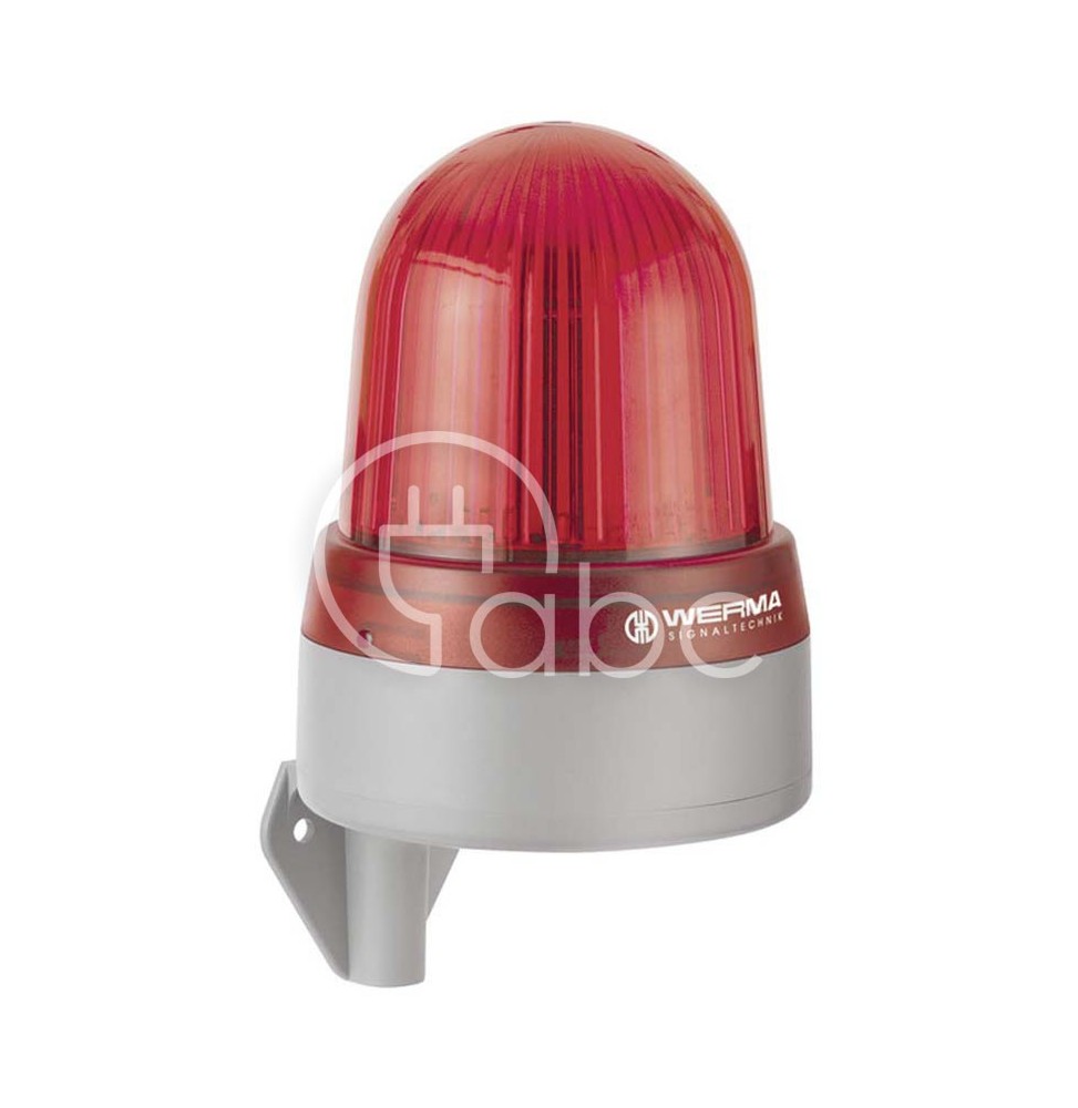 Sygnalizator optyczno-akustyczny 432, czerwony LED, 108 dB, 32 tonów, 24 V AC/DC, IP65, 43210075