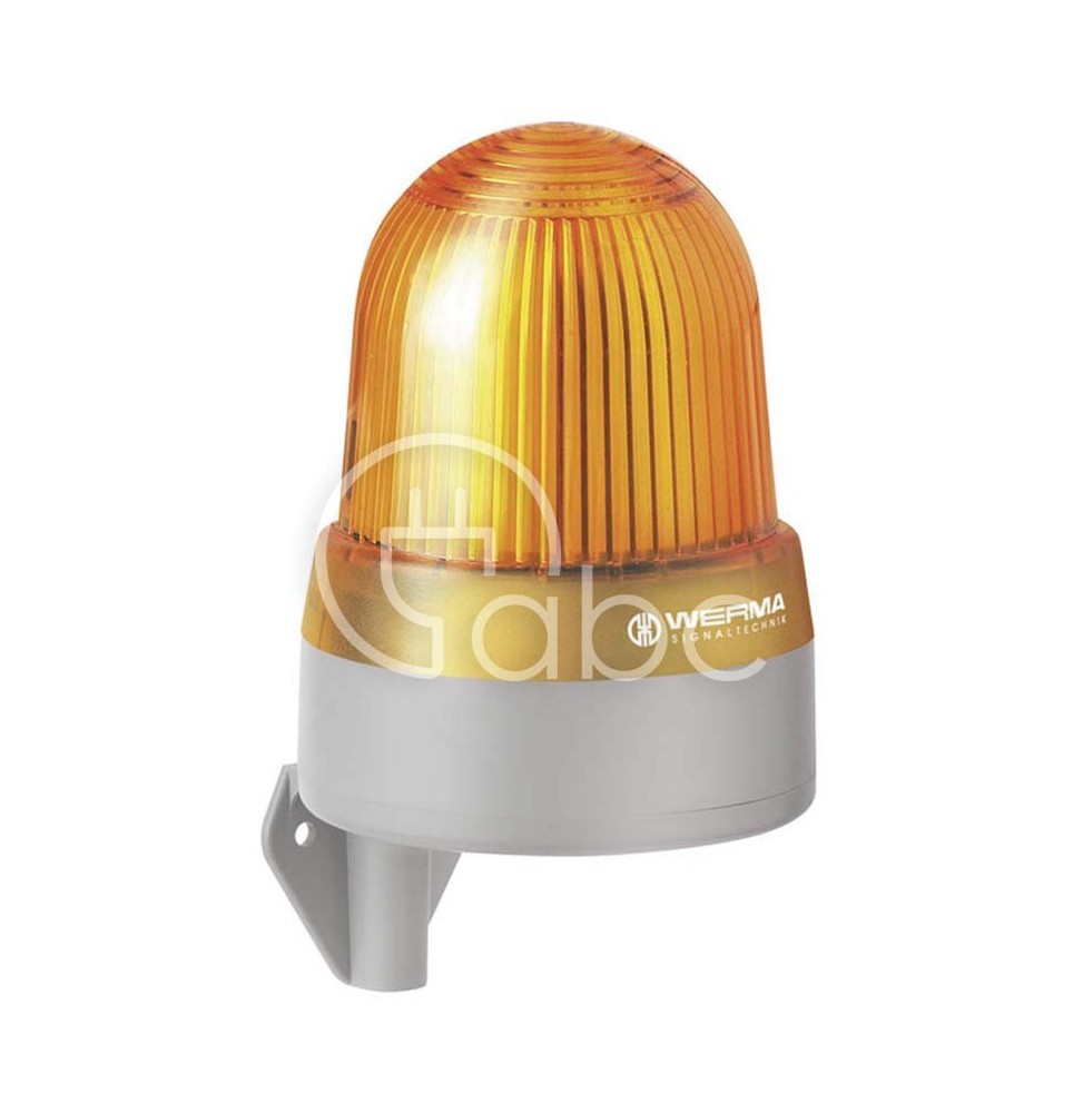 Sygnalizator optyczno-akustyczny 433, żółty LED, 108 dB, 32 tonów, 115/230 V AC, IP65, 43330060