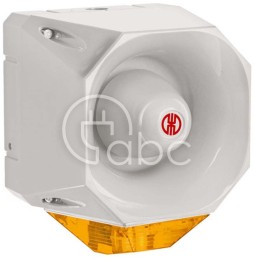 Sygnalizator optyczno-akustyczny 442, żółty palnik ksenonowy, 120 dB, 42 tonów, 24 V DC, IP66, 44213055